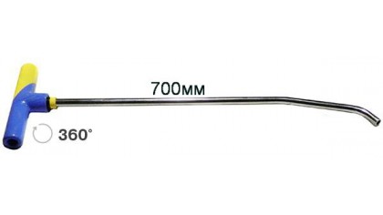 Крючок с окончанием под винтовые насадки (680 мм) № PRTS47 (Platinum+)